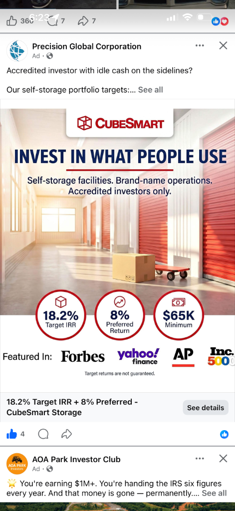PGC Facebook Ad - Invest In What People Use
