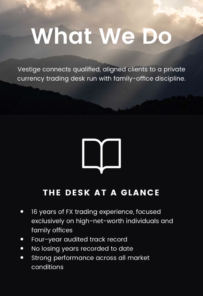 Vestige What We Do mountains slide